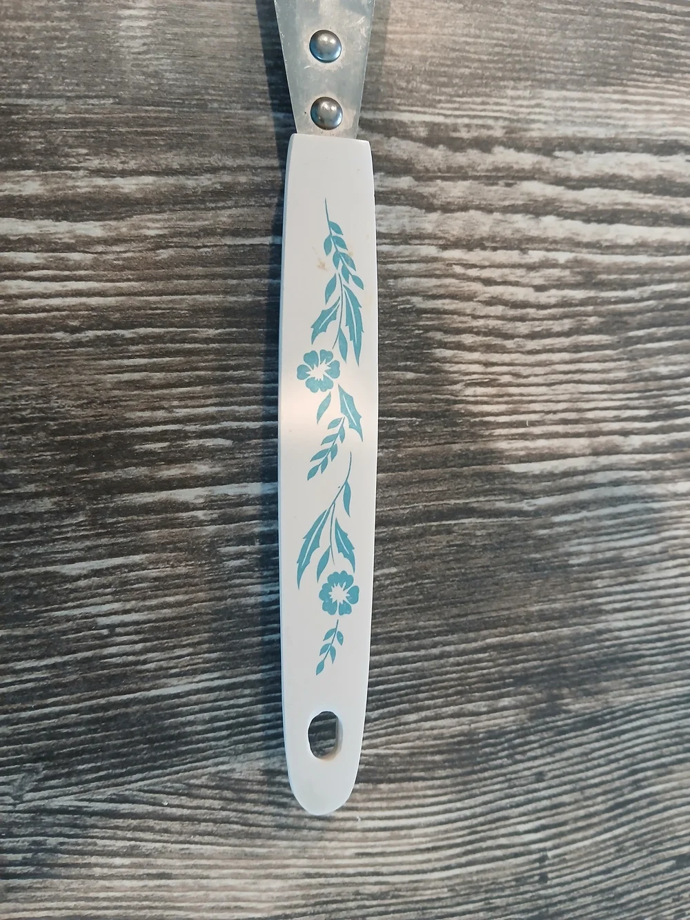 VTG Corning Ware Blue Cornflower Stainless Steel Icing Spreader Utensil Japan